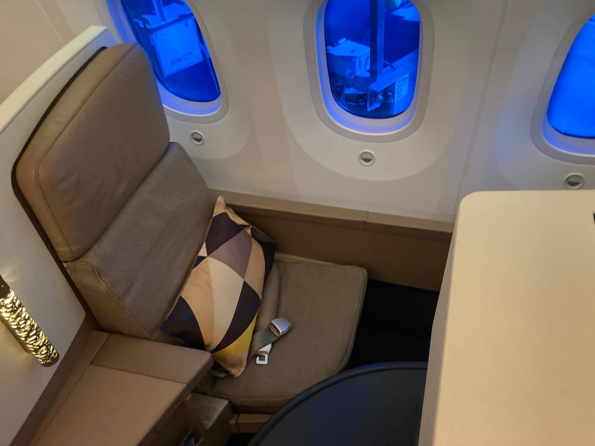 Бизнес-класс Etihad на Boeing 787